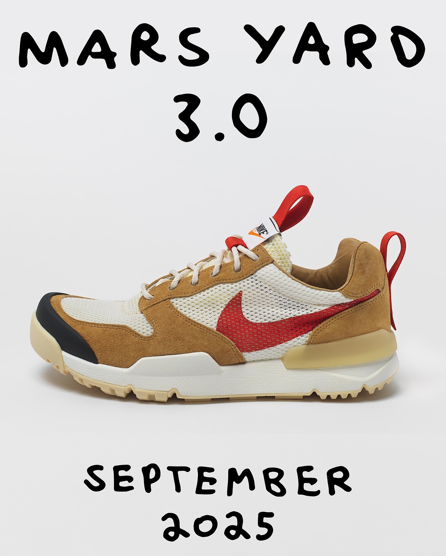 Tom Sachs × NIKE MARS YARD 3.0 の発売が正式決定