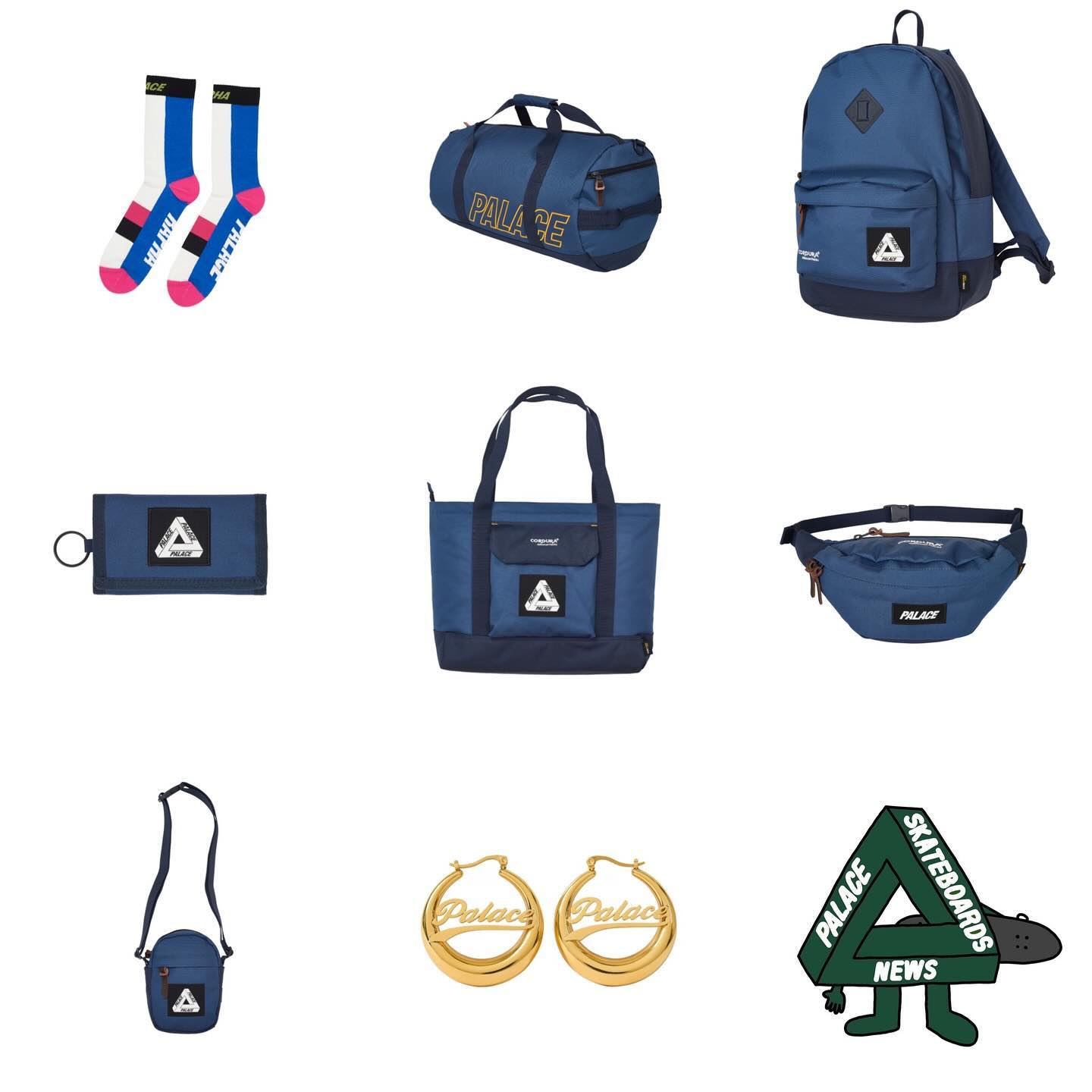 PALACE 2024年冬コレクション WEEK1 のドロップリストが公開