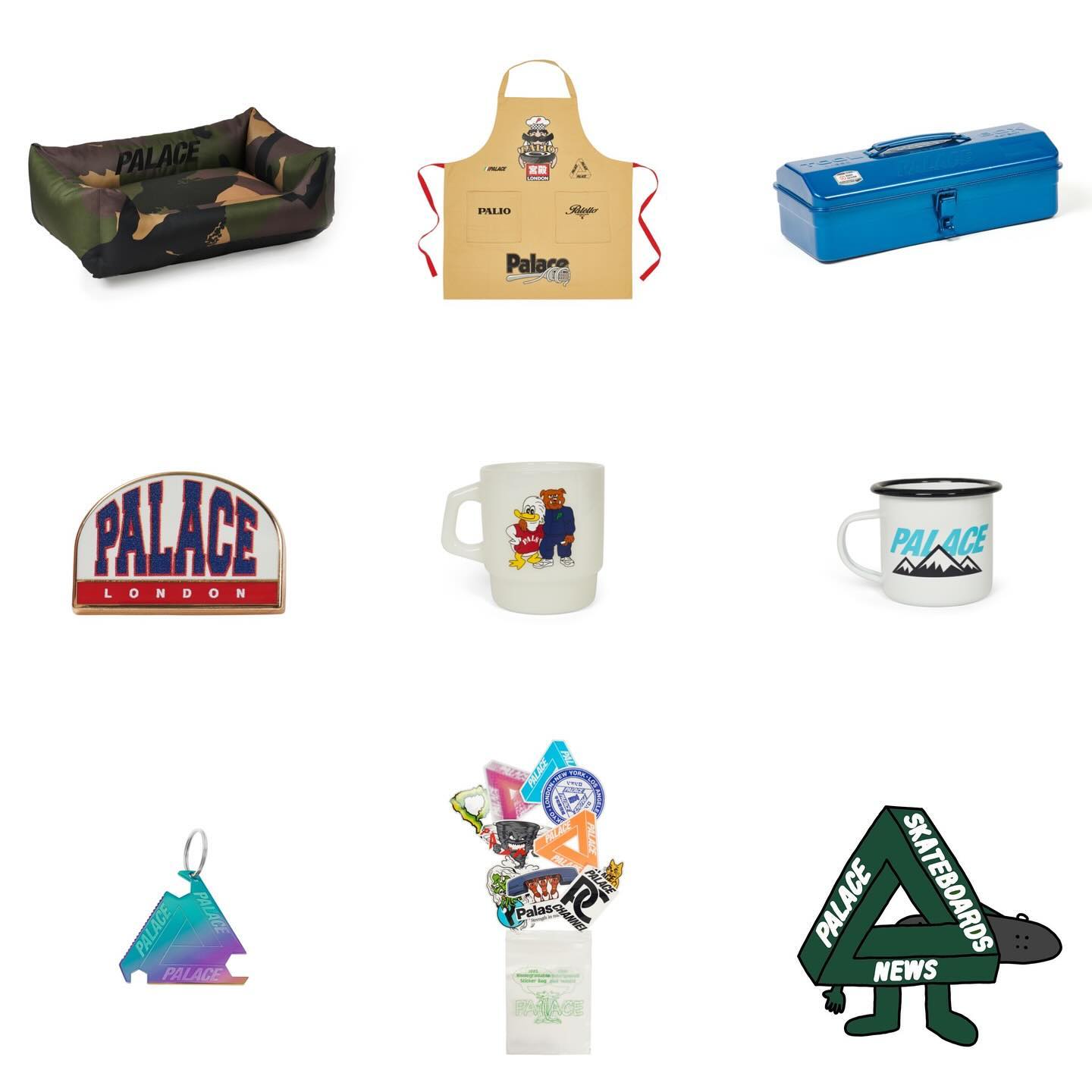 PALACE 2024年冬コレクション WEEK1 のドロップリストが公開