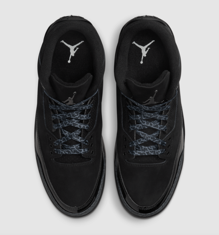 NIKE AIR JORDAN 3 “BLACK CAT” のオフィシャル画像が公開