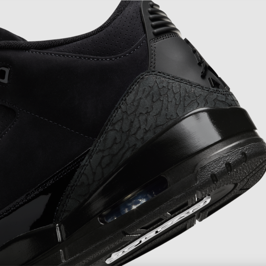 NIKE AIR JORDAN 3 “BLACK CAT” のオフィシャル画像が公開