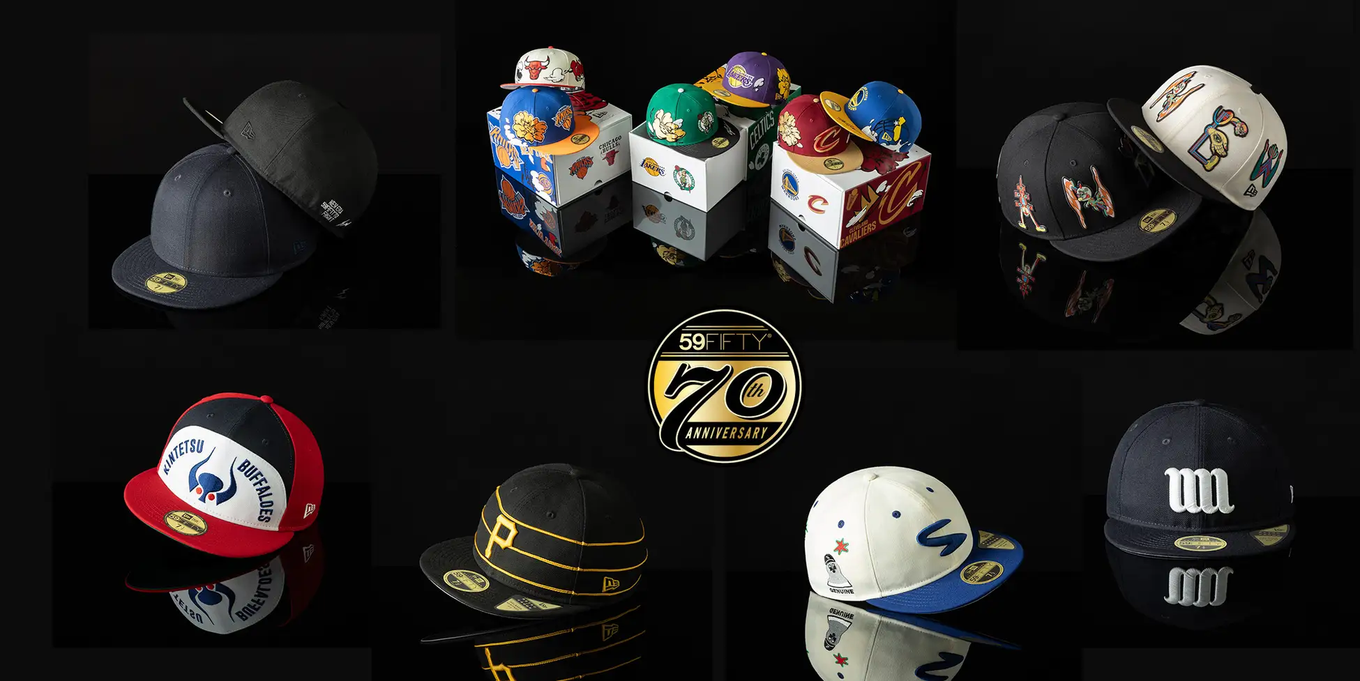 New era® 59FIFTY の70周年記念を記念したスペシャルコラボが発売