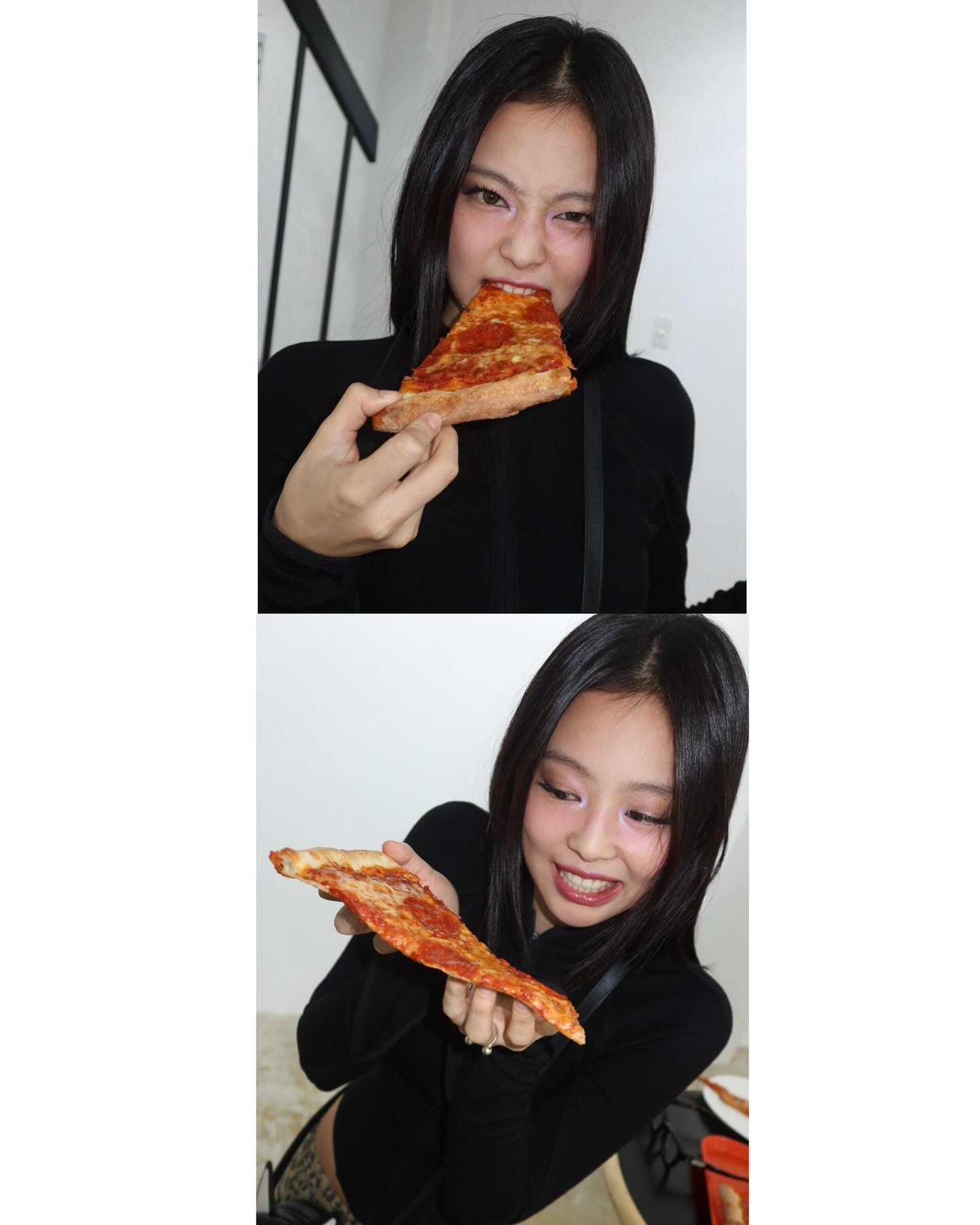 BLACKPINK JENNIE が VERDY による大阪のピザショップ Henry's PIZZA に来店