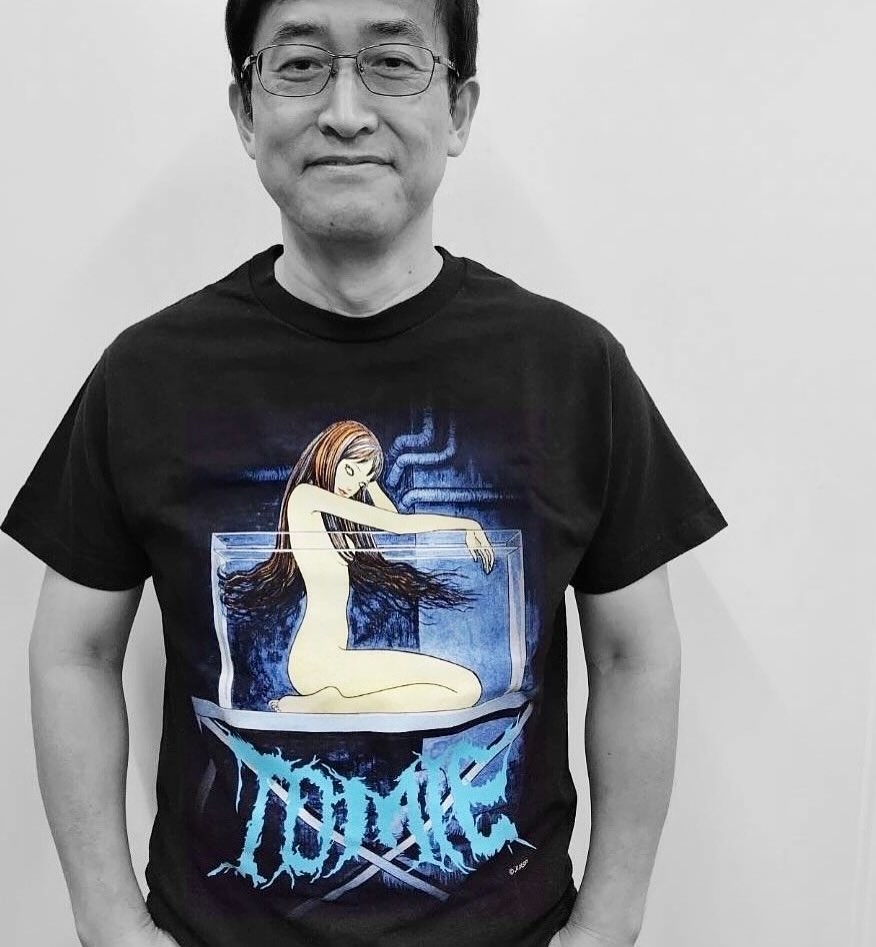 weber から 伊藤潤二 原作の漫画 富江 とのコラボTシャツが登場