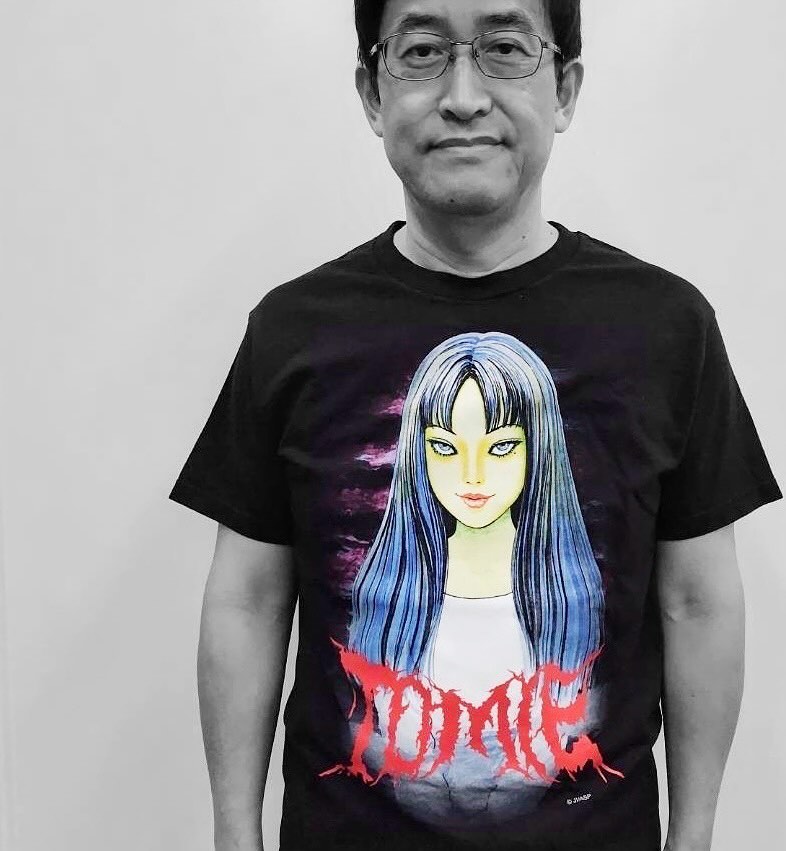 weber から 伊藤潤二 原作の漫画 富江 とのコラボTシャツが登場