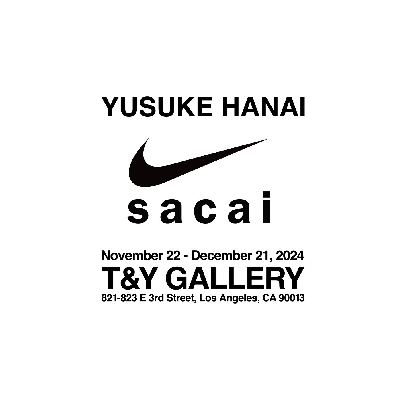 花井祐介 × sacai × NIKE のトリプルコラボが登場か