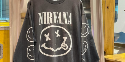 What’z up が 90's NIRVANA "Never Mind" ロングスリーブTシャツを発売