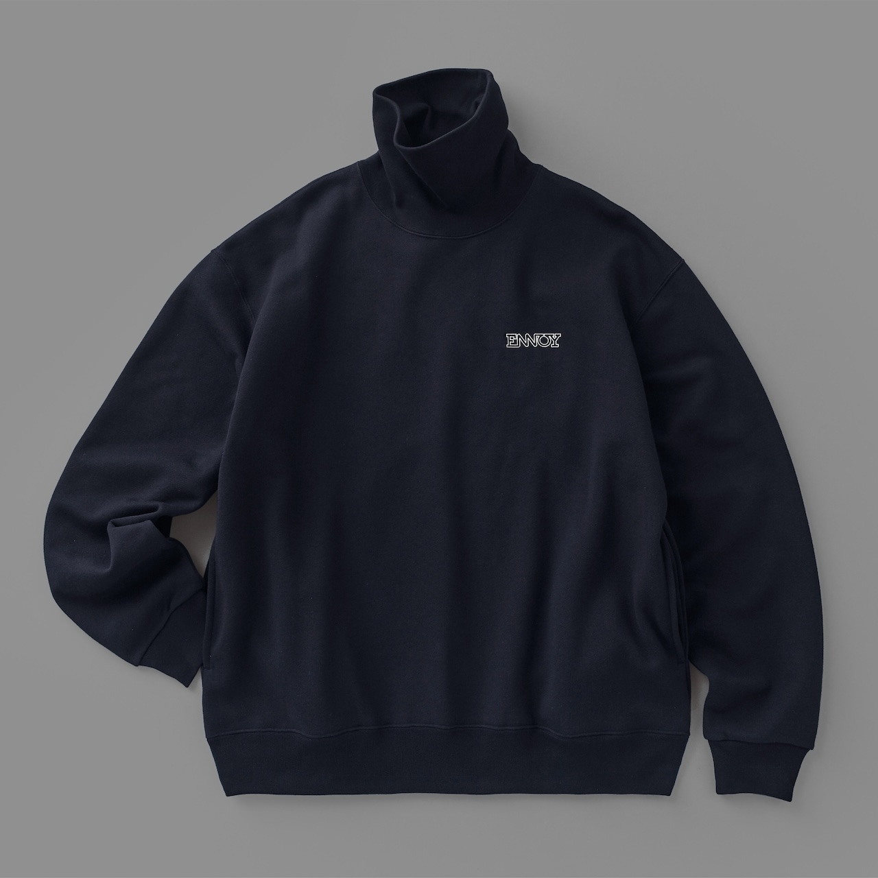 ENNOY スタイリスト私物 が ELECTRIC LOGO TURTLENECK SWEAT SET UP のWEB抽選を開始