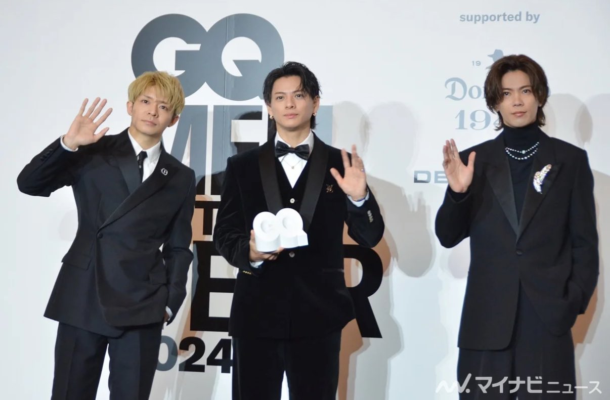 Number_i 神宮寺勇太  が GQ MEN OF THE YEAR 2024 授賞式 にて MIKIMOTO を着用