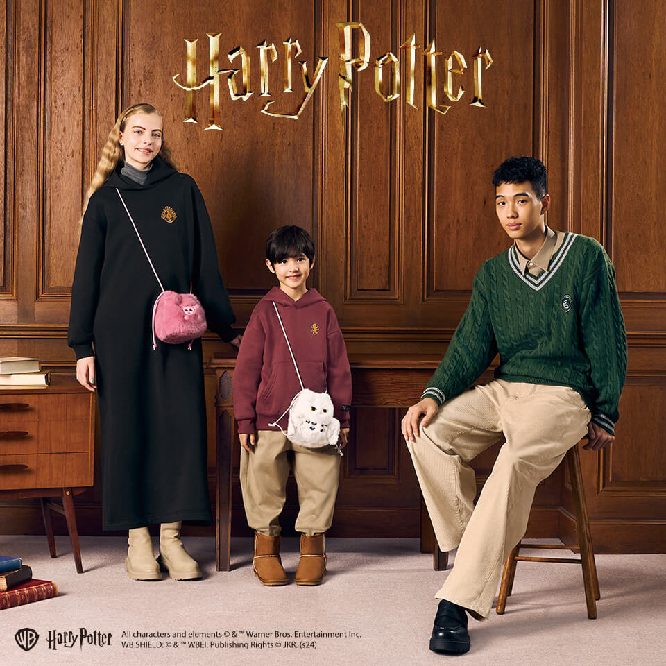 GU × Harry Potter の新作コラボコレクションが登場