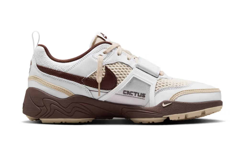 Travis Scott × NIKE ZOOM FIELD JAXX "Light Chocolate" のオフィシャル画像が公開