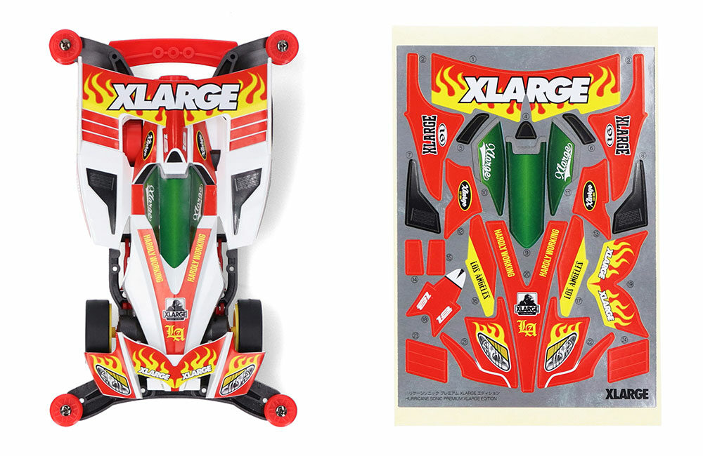 XLARGE® × TAMIYA のコラボ ハリケーンソニック が登場