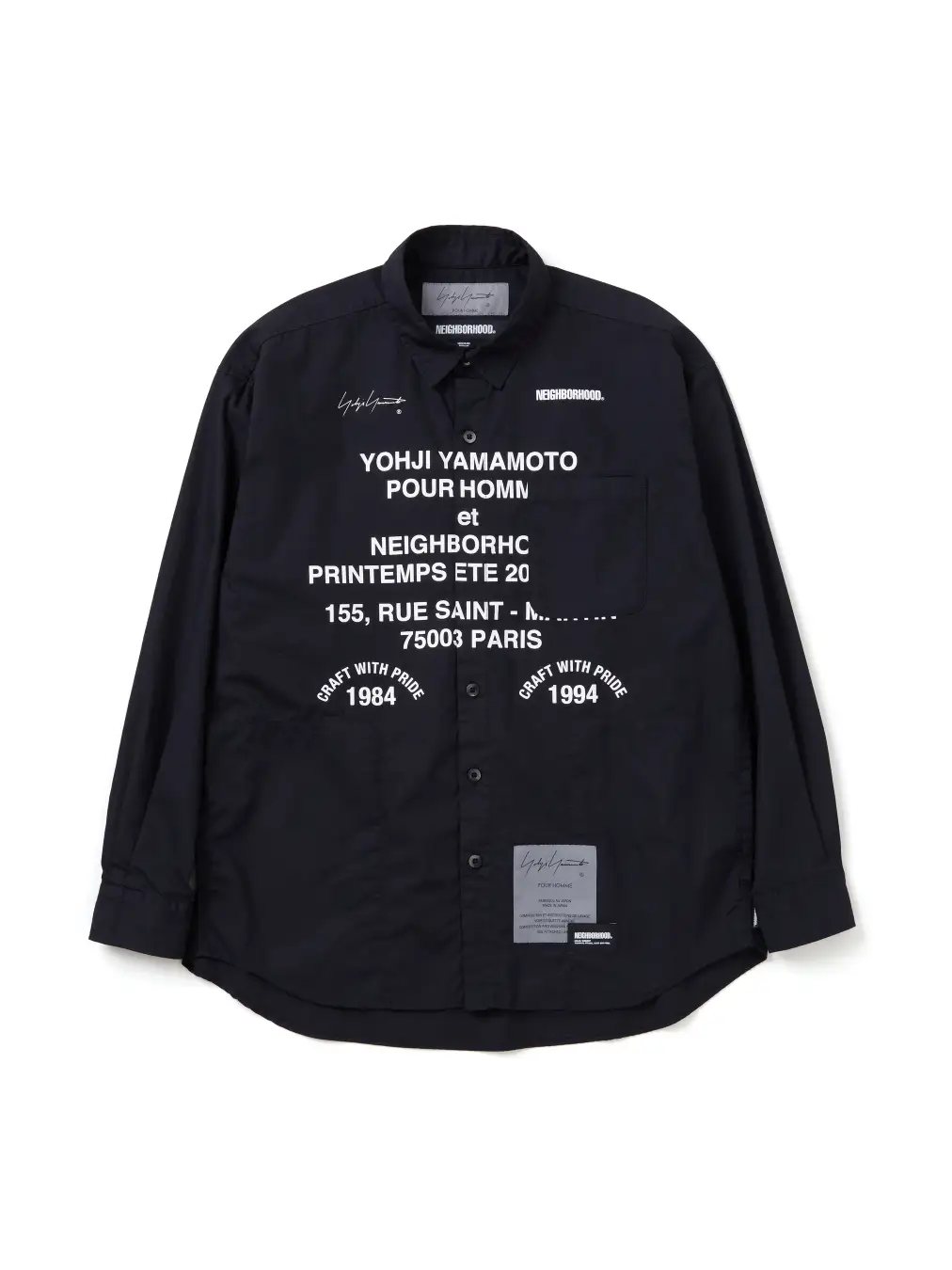 Yohji Yamamoto POUR HOMME × NEIGHBORHOOD の国内販売価格が公開