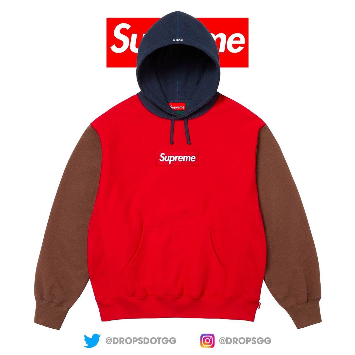 Supreme Box Logo 2024 フーディーの詳細画像が公開