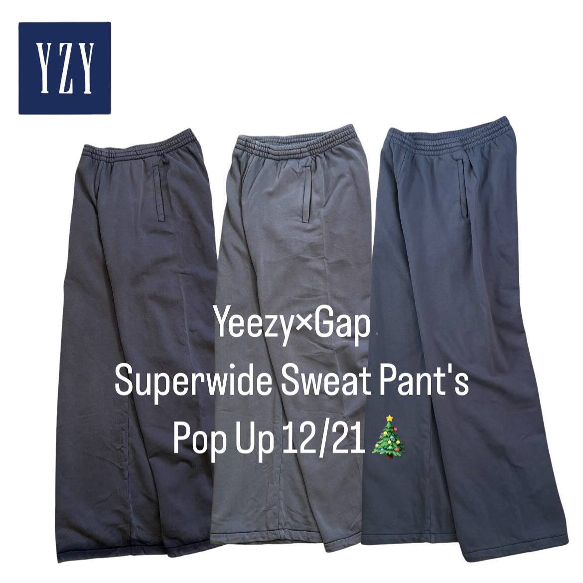 What’z up が YEEZY × GAP の未発表スウェットパンツを販売