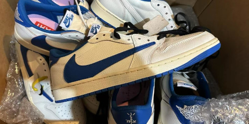 Travis Scott × fragment design × NIKE AIR JORDAN 1 LOW の新画像が公開