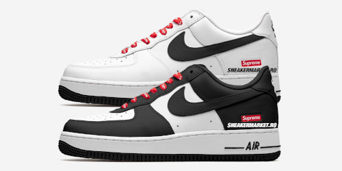 Supreme × NIKE AIR FORCE 1 LOW の新モックアップが公開