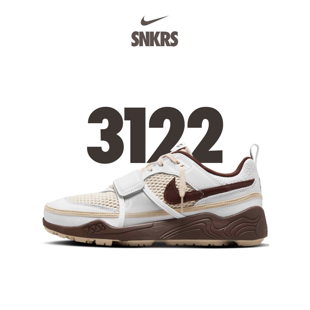 Travis Scott × NIKE ZOOM FIELD JAXX "Light Chocolate" の SNKRS での販売数が公開