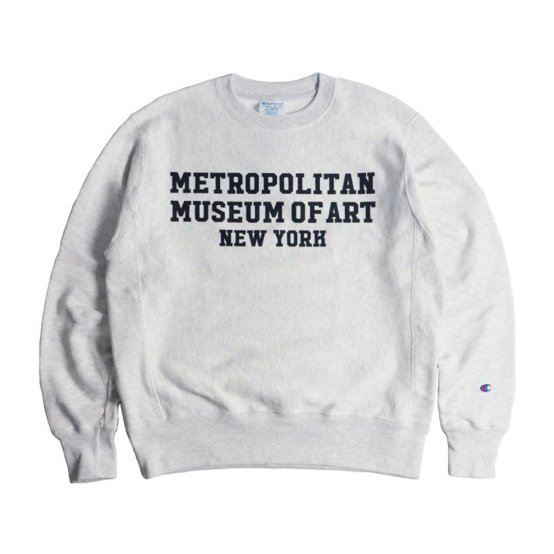 THE MET × Champion の Reverse Weave Logo Crew Sweat が発売