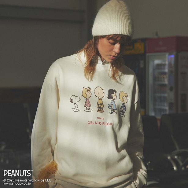 gelato pique が PEANUTS の誕生75周年したコラボルームウェアを発売