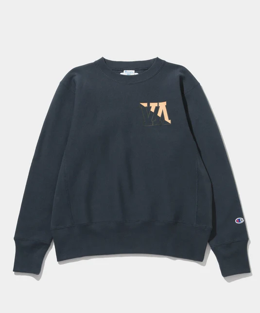 V.A. × Champion のコラボクルーネックスウェットが発売