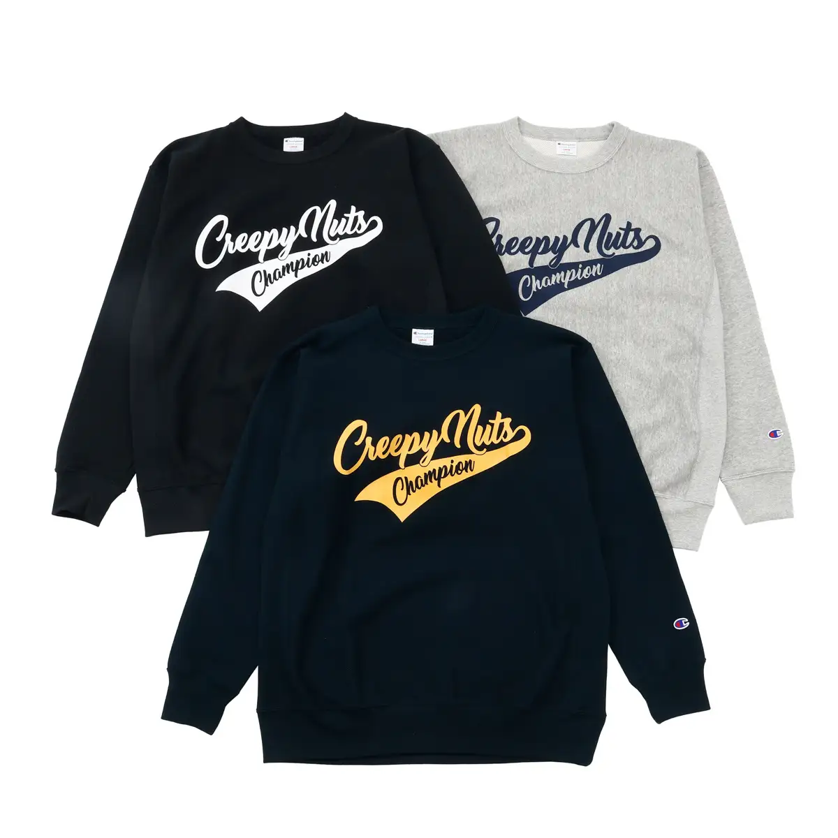 Champion × Creepy Nuts の新作コラボが登場