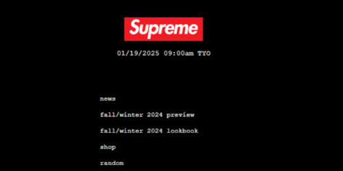 Supreme 2025年春夏コレクションの立ち上げスケジュール