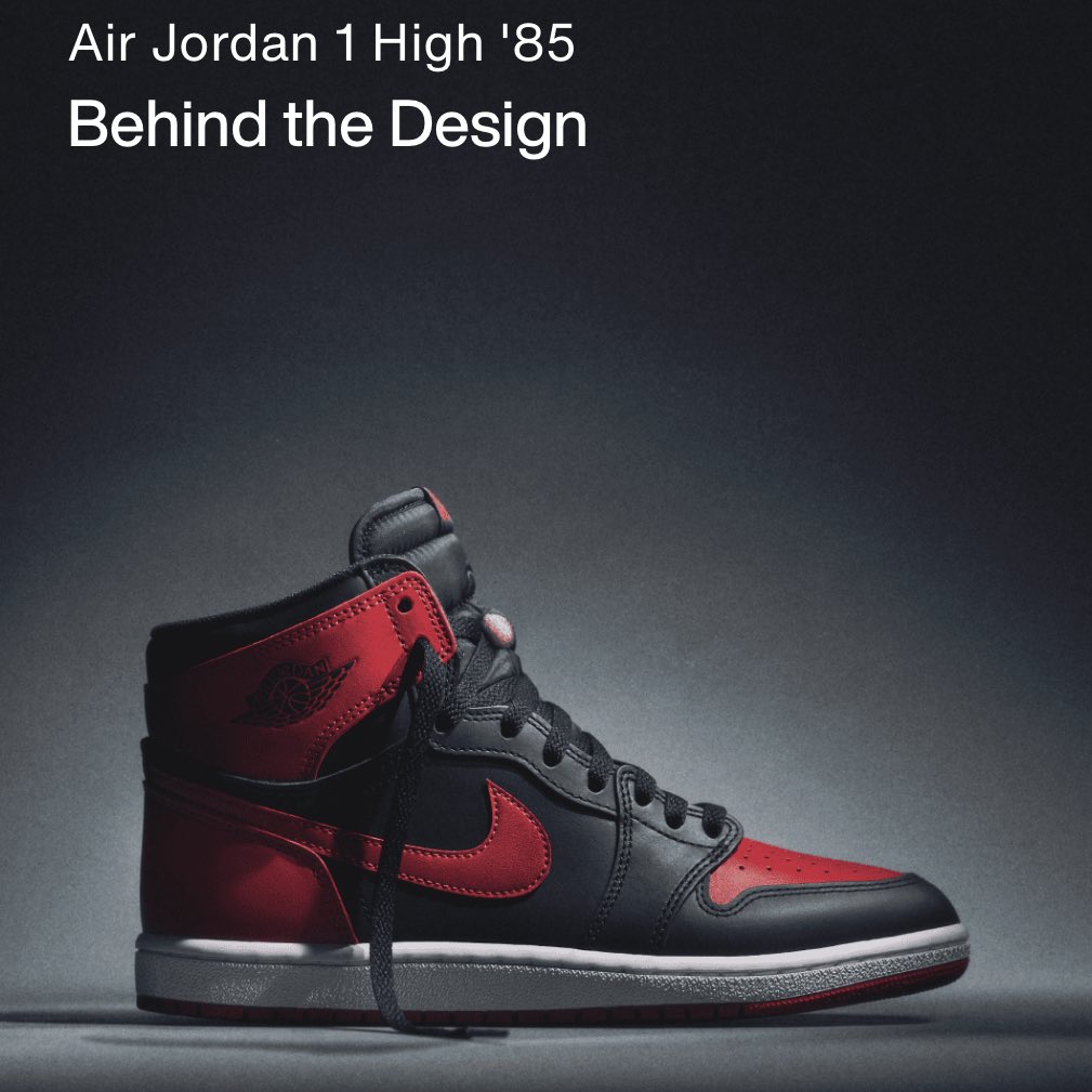 NIKE AIR JORDAN 1 HIGH '85 “Bred” の取扱店舗が正式発表