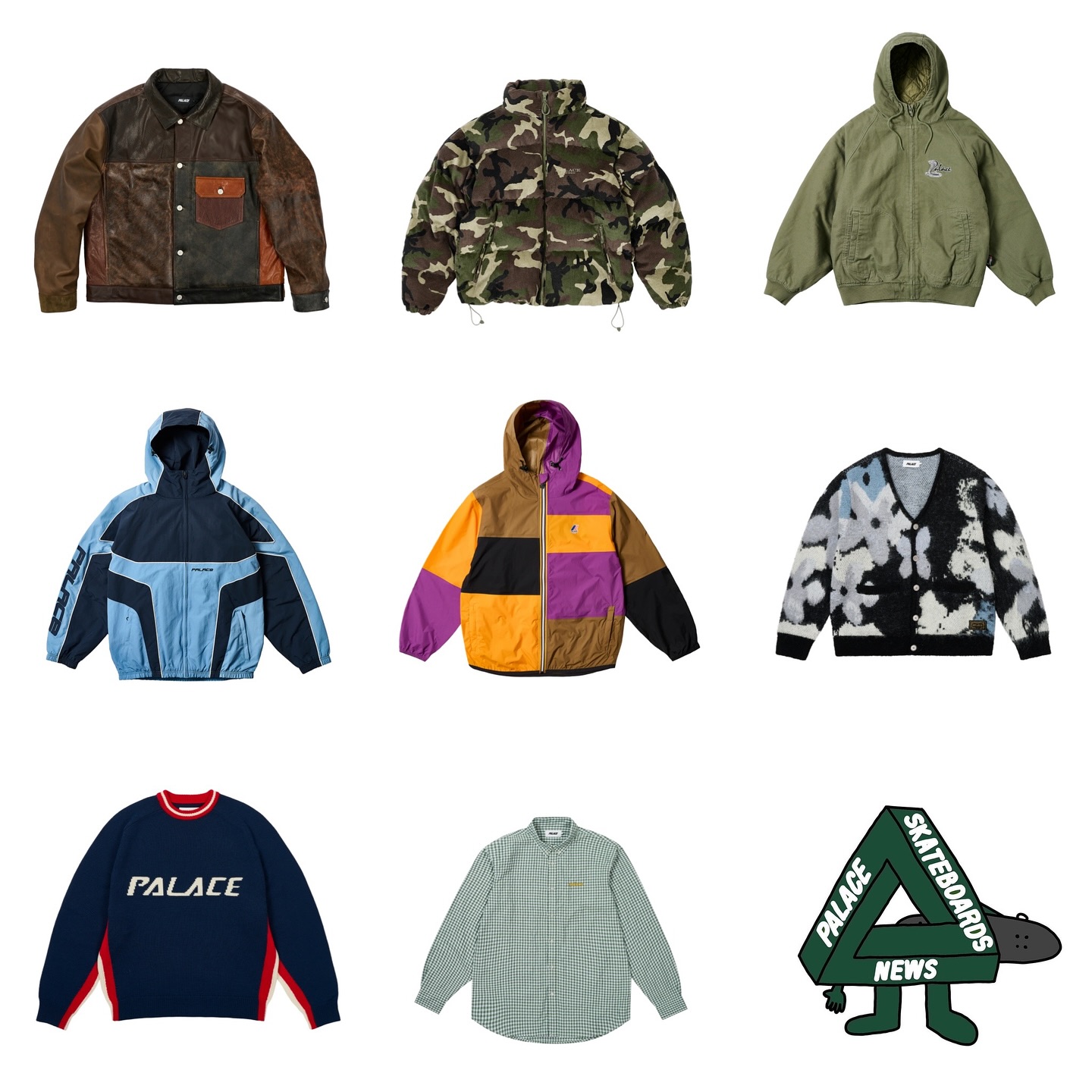 PALACE 2025年スプリングコレクション WEEK1のドロップリストが公開