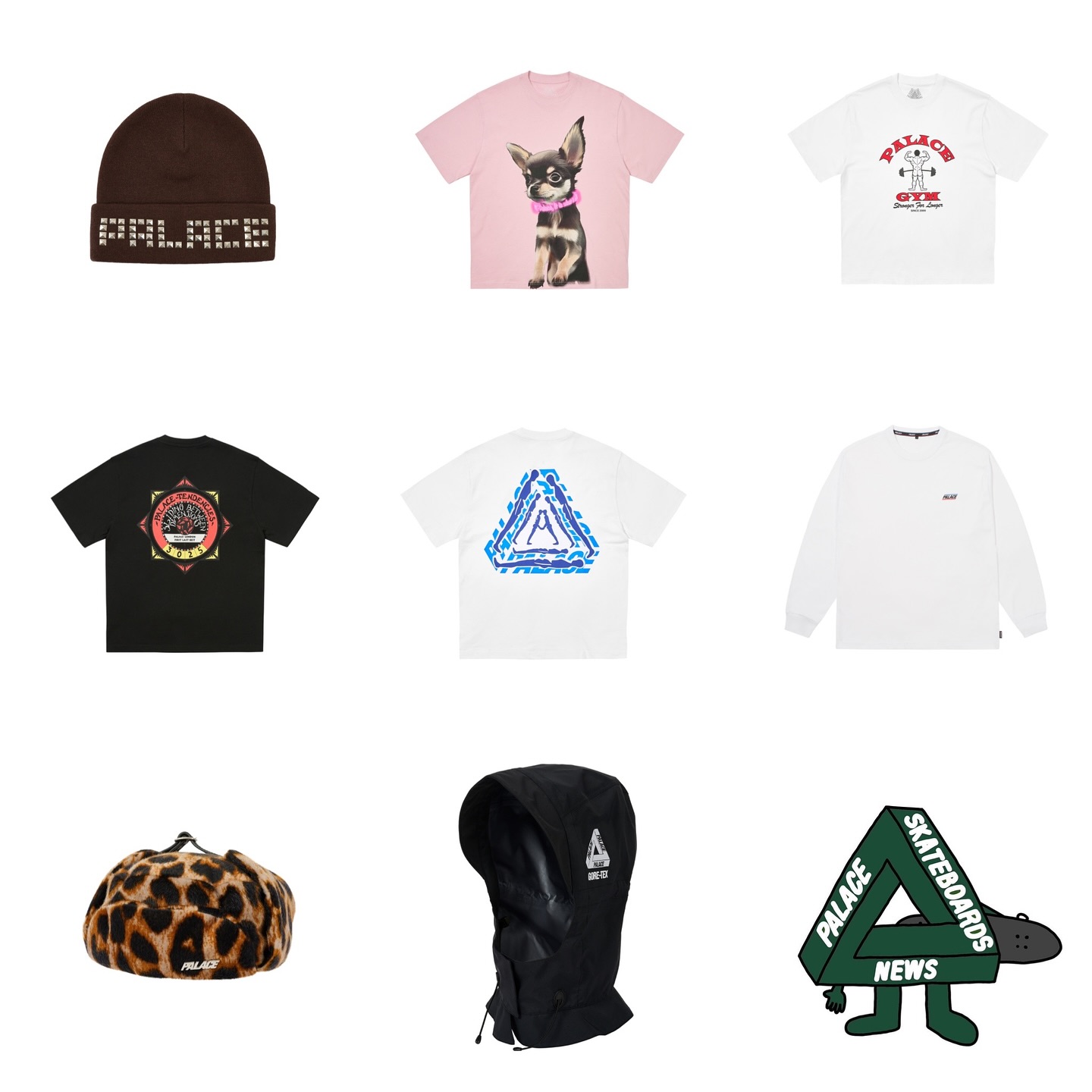 PALACE 2025年スプリングコレクション WEEK1のドロップリストが公開