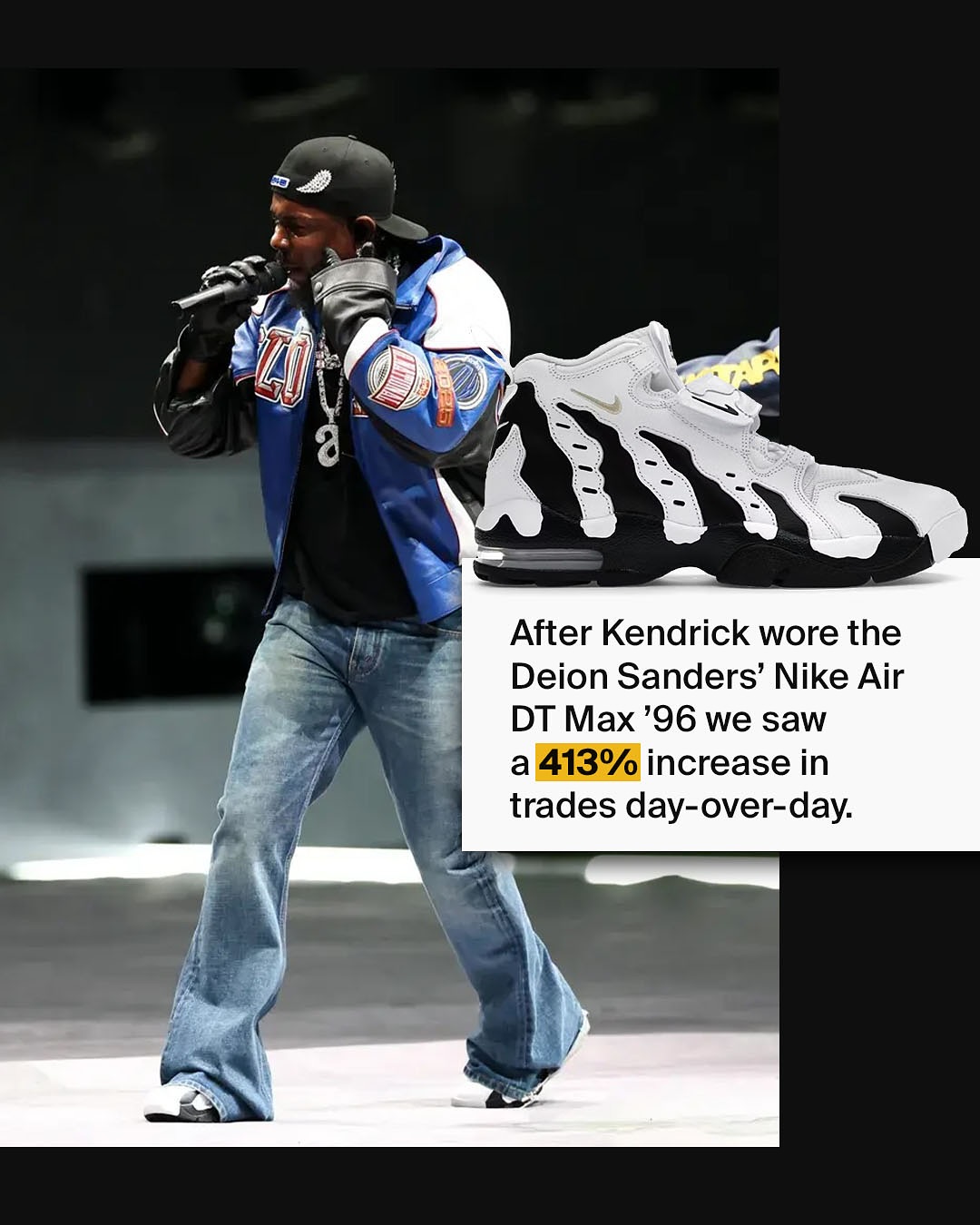 Kendrick Lamar 効果で NIKE AIR DT MAX 96 の売上げが一晩で413%増加