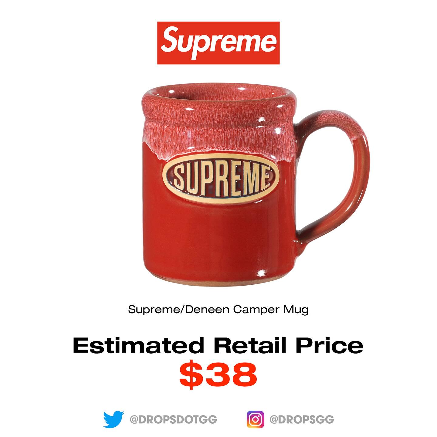 Supreme 2025SS アクセサリーコレクションの販売予想価格