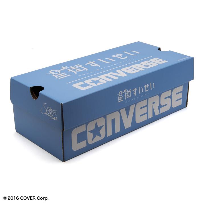 バーチャルアイドル 星街すいせい × CONVERSE の初コラボスニーカーが登場