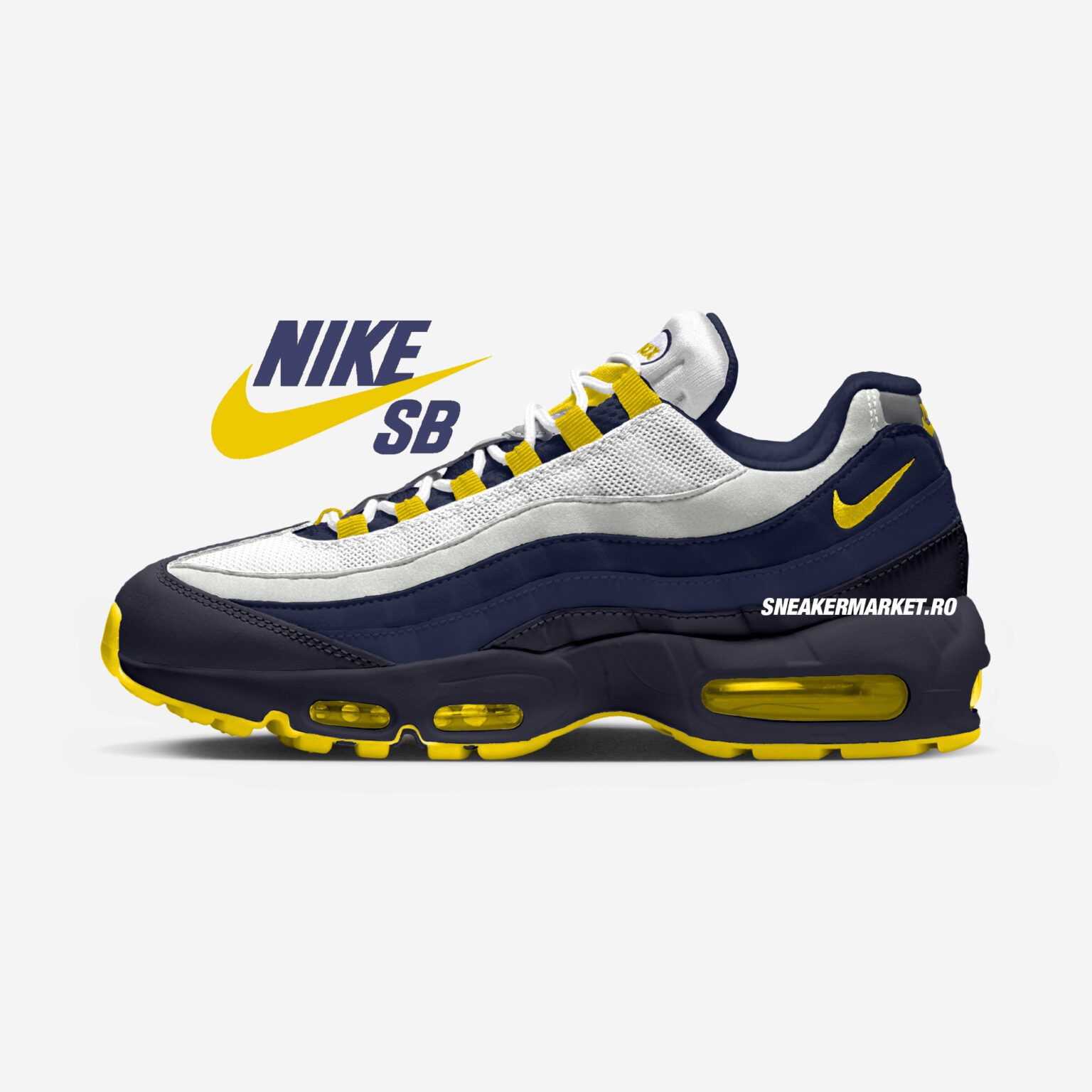 Nike SB × AIR MAX 95 "Obsidian/Speed Yellow" が発売予定