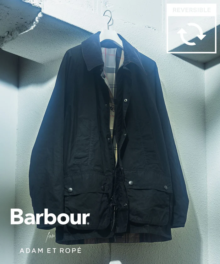 ADAM ET ROPE' から Barbour の別注 BEDALE が発売