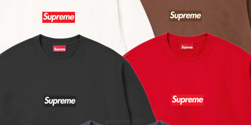 Supreme Washed Box Logo Crewneck のフロントデザインが公開