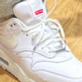 Supreme × NIKE AIR MAX 1 "White" のファーストルックが公開