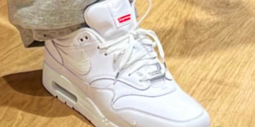 Supreme × NIKE AIR MAX 1 "White" のファーストルックが公開