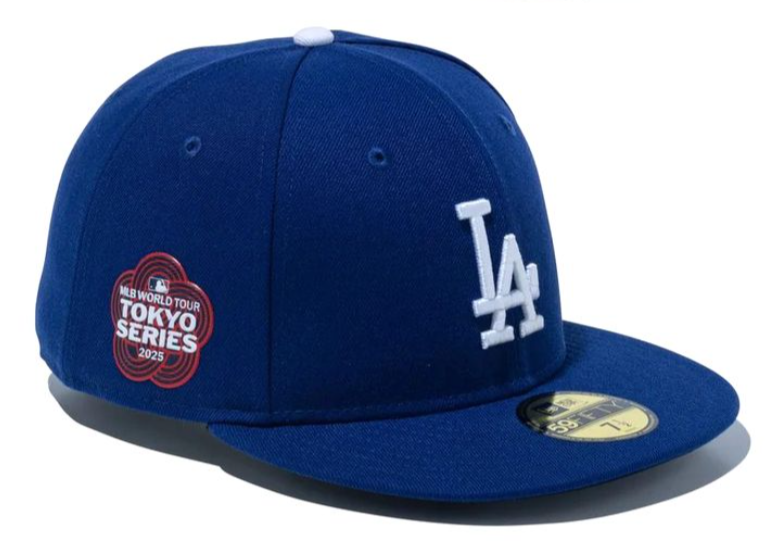 MLB 開幕シリーズの記者会見にて 大谷翔平 らドジャースの面々が New era® の MLB TOKYO SERIES FITTED CAP を着用