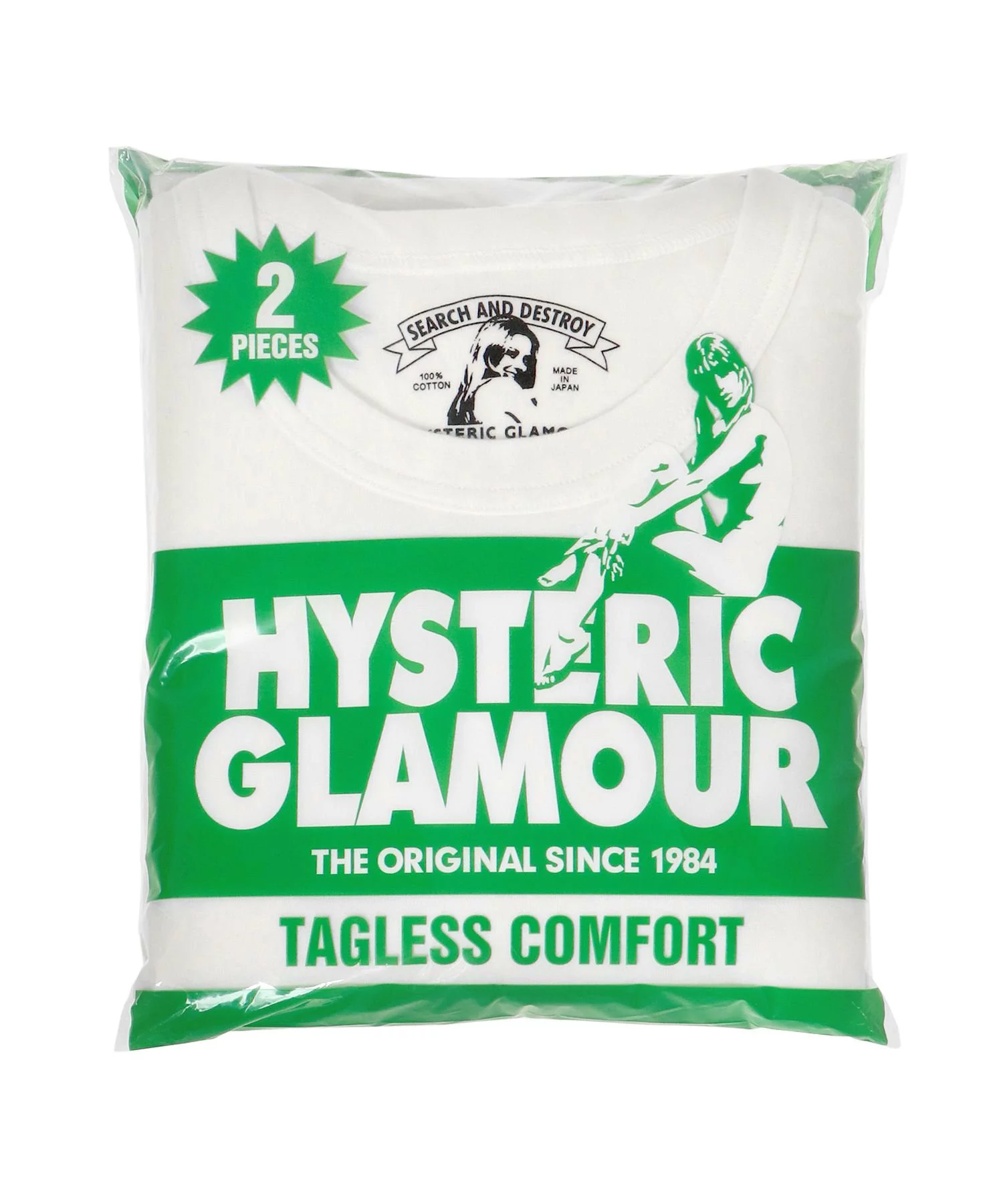 HYSTERIC GLAMOUR のパックTシャツが発売