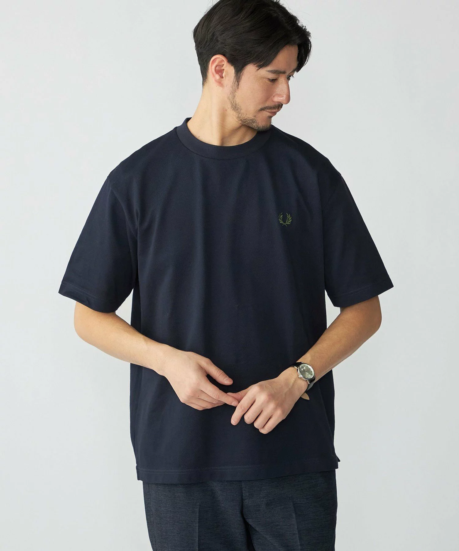 SHIPS より FRED PERRY の別注ワンポイントTシャツが発売