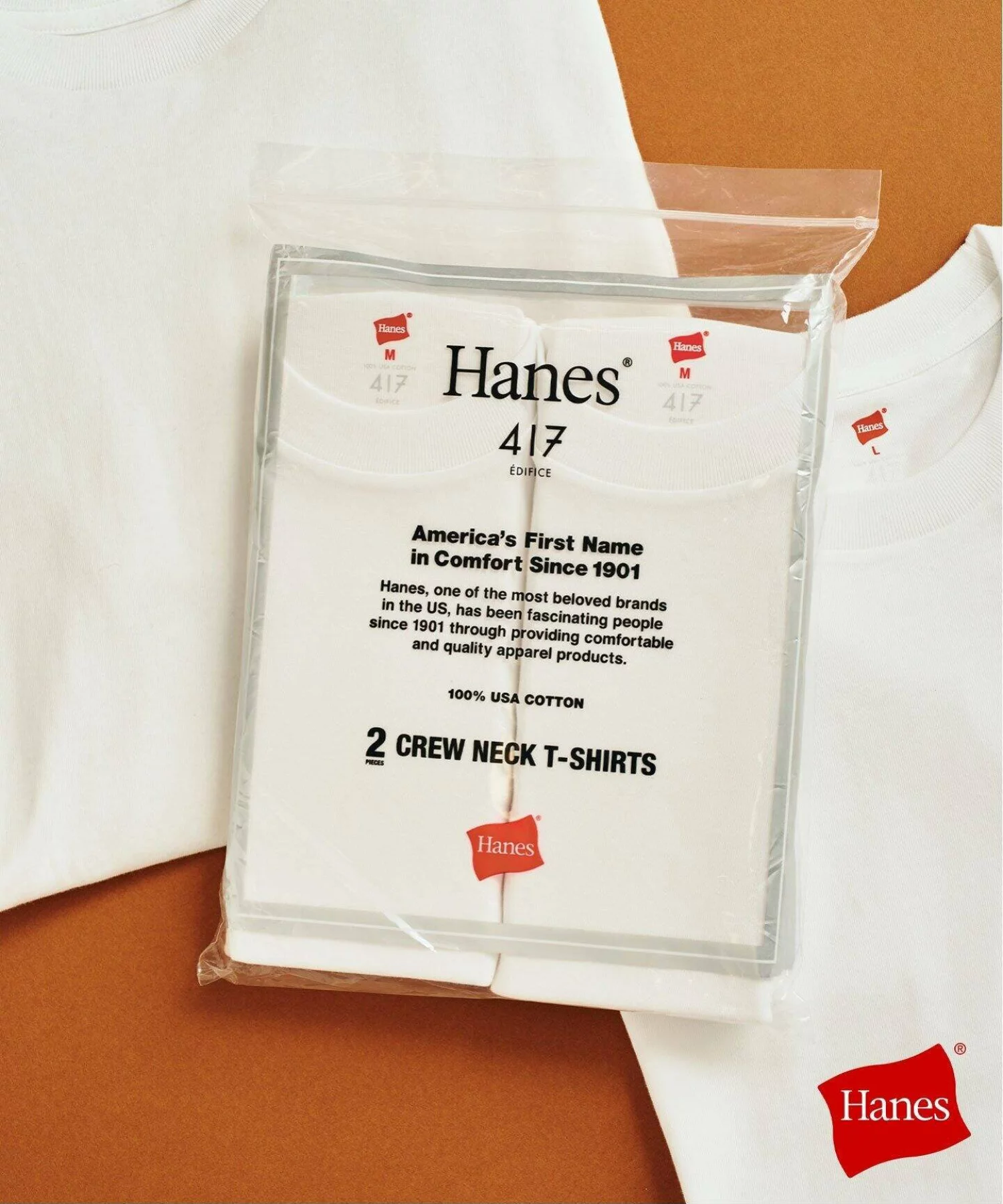 ÉDIFICE より Hanes の最新別注Tシャツが発売