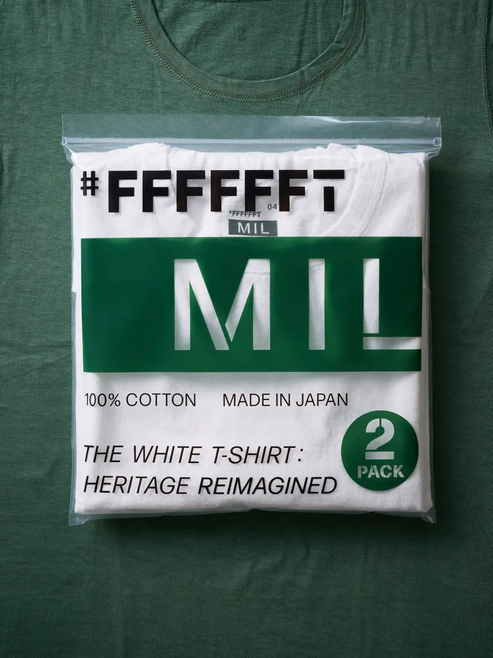 白Tシャツ専門店 #FFFFFFT から究極のパックTシャツが登場