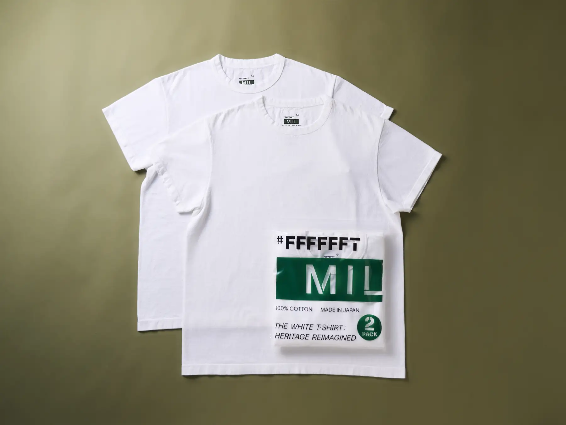 白Tシャツ専門店 #FFFFFFT から究極のパックTシャツが登場