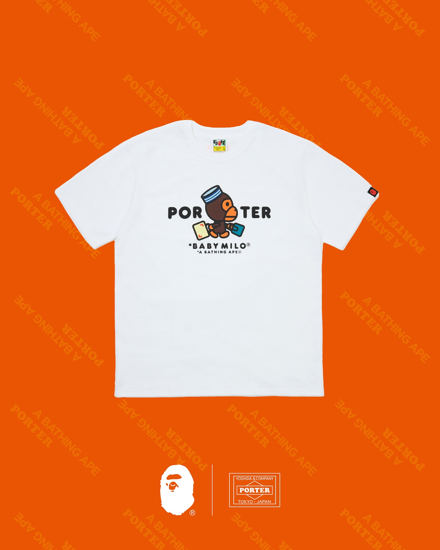A BATHING APE® × PORTER "10th anniversary of PORTER STAND" が登場