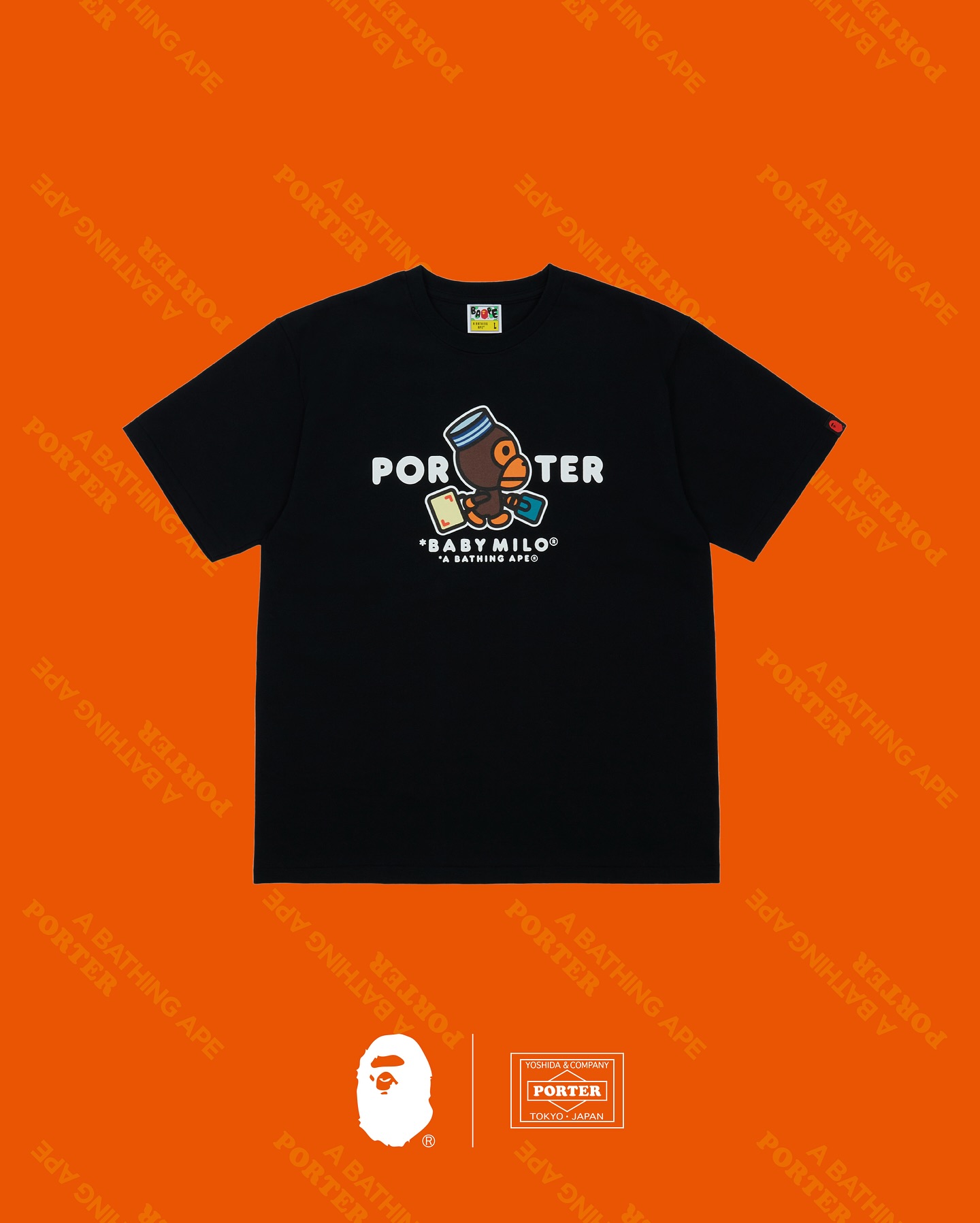 A BATHING APE® × PORTER "10th anniversary of PORTER STAND" が登場