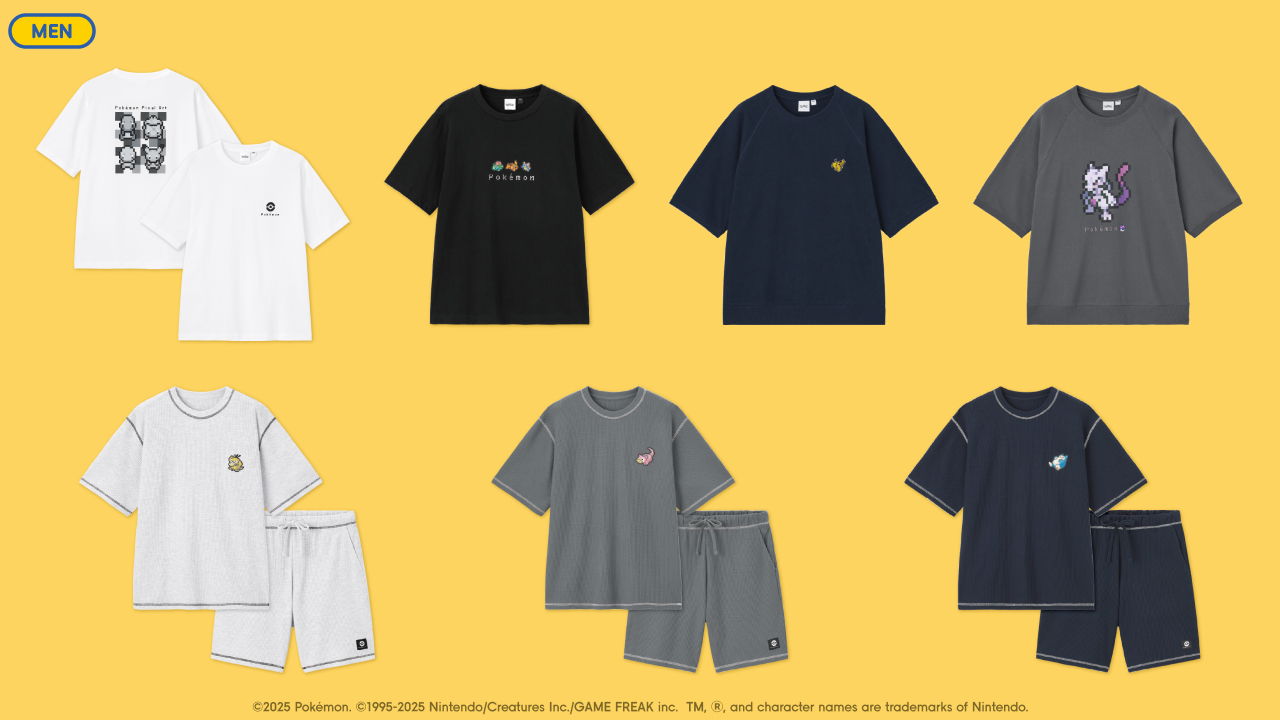 GU × ポケモン の新作コラボコレクションが登場