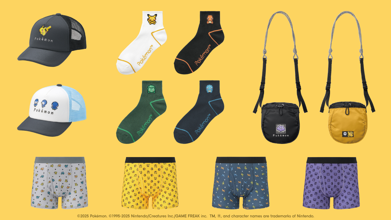 GU × ポケモン の新作コラボコレクションが登場