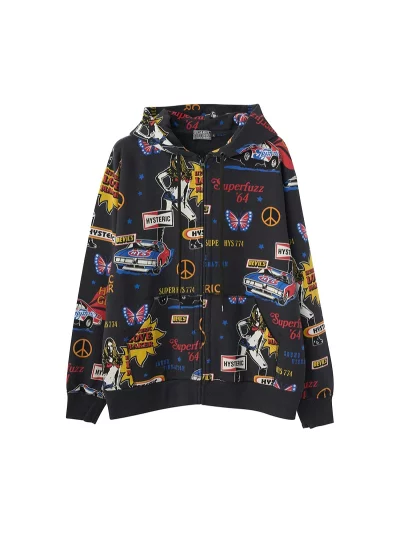 HYSTERIC GLAMOUR より LOVE MAKER 柄フーディーが発売