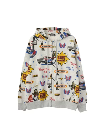 HYSTERIC GLAMOUR より LOVE MAKER 柄フーディーが発売